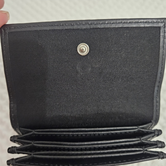 Coach Black and Cream Key & Card Holder - Picture 3 of 4